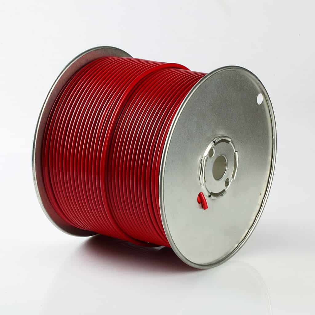 500FT Red 12 Gauge AWG Primary Power Cable Remote Wire Made in USA