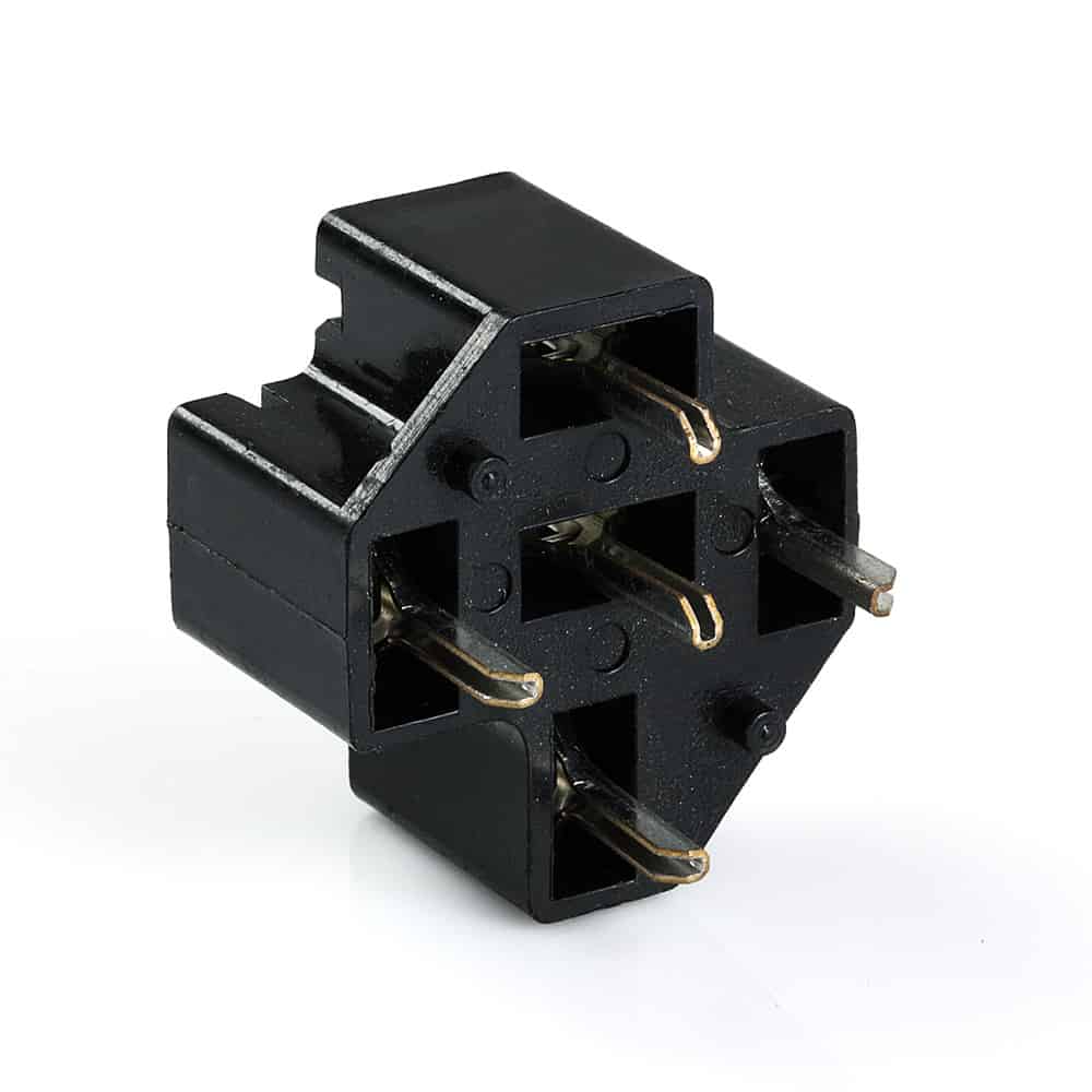 5-Pin Relay Socket With Solder Pin Connectors – MGSB9 – Free Shipping