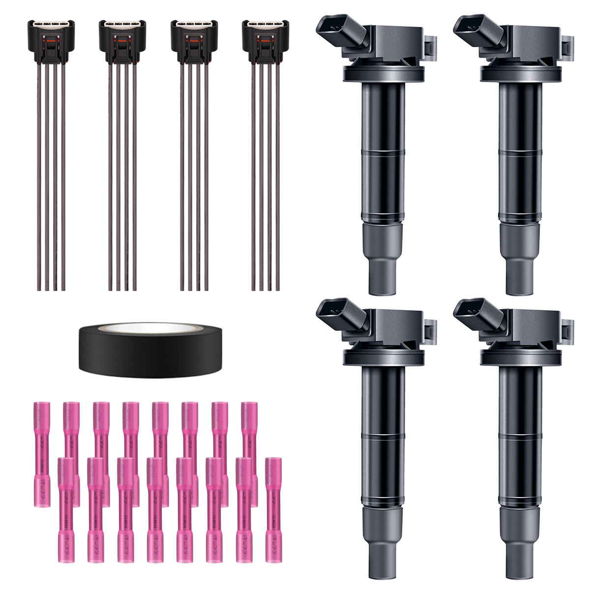 4-Pack Ignition Coils (UF333) For Toyota Camry, Rav4, Matrix, Scion TC & XB – 2.4L