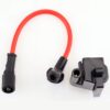 MAS Set of 8 Square Ignition Coils Pack+8Pcs 8mm Spark Plug Wires Turn Up Kit Compatible with Chevrolet Silverado GMC Sierra 1500 2500 3500 Cadillac Escalade Hummer H2 Replacement for UF271 D581 1255 - Image 2